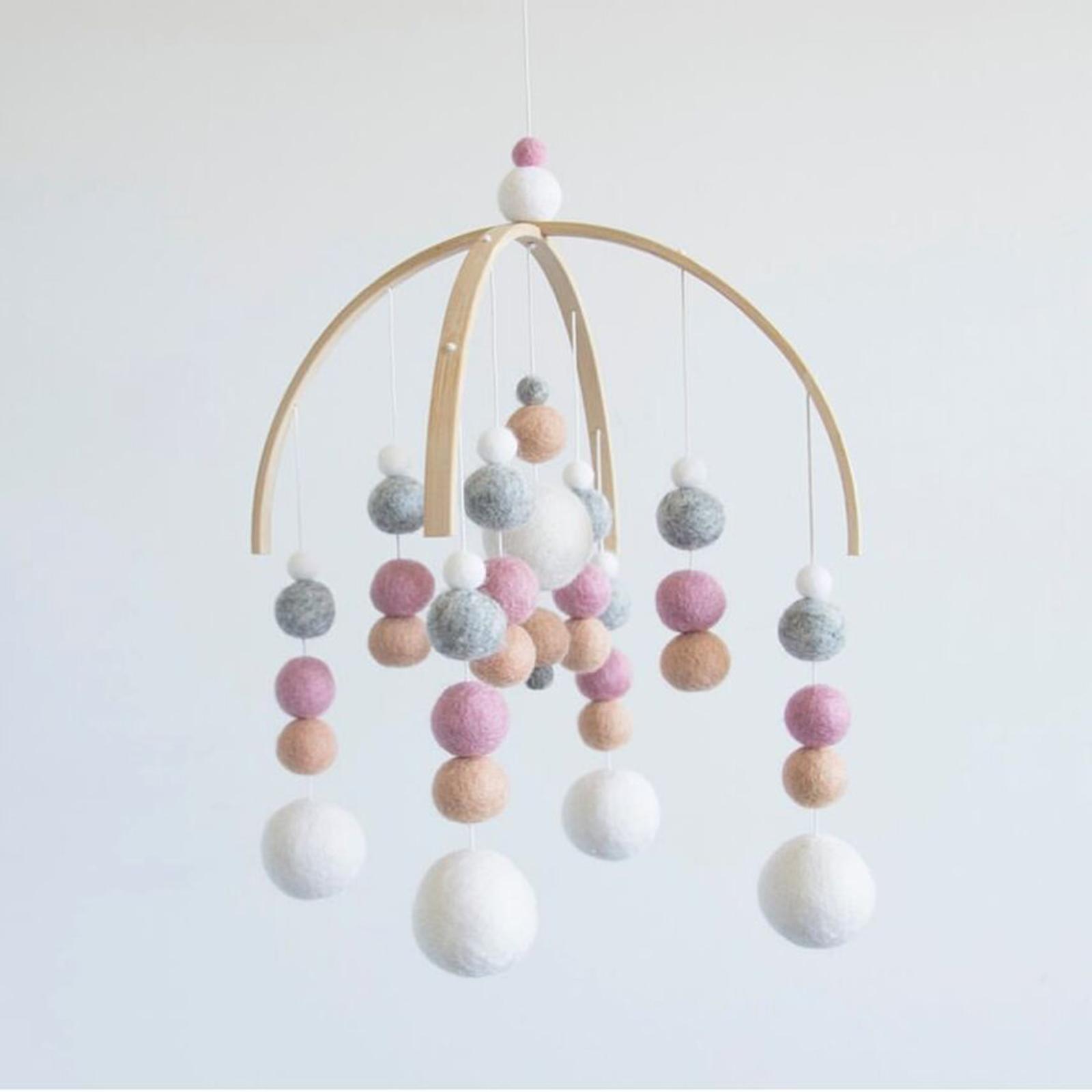 Wooden Mobile Hanging Frame Ki - Baby Nursery Hanging Decor ulasan dan harga