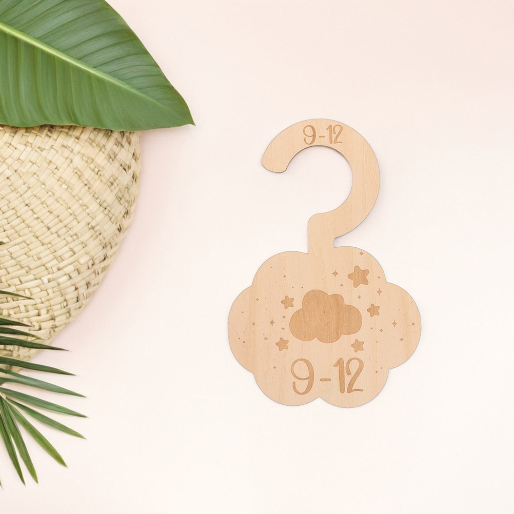 14Pcs Wooden Nursery Clothes D - Baby Nursery Themes ulasan dan harga