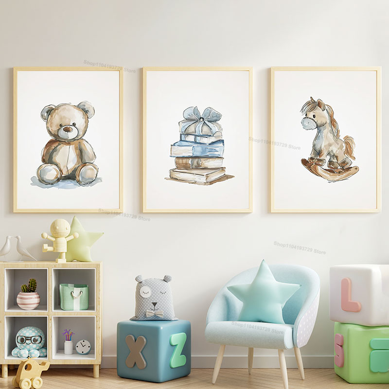 Nordic Style Cartoon Bear Hors - Baby Nursery Themes ulasan dan harga