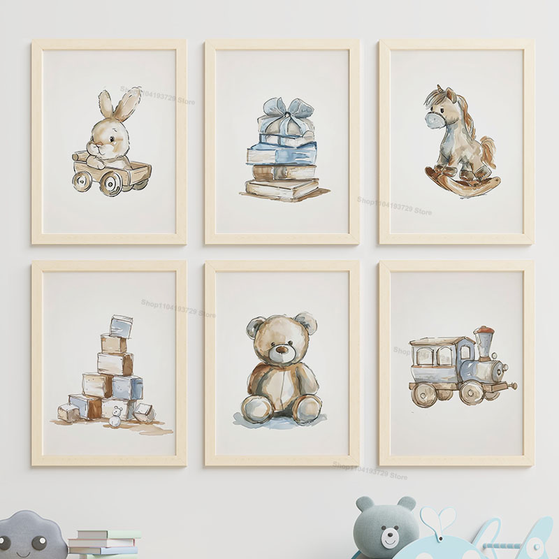 Nordic Style Cartoon Bear Hors - Baby Nursery Themes ulasan dan harga
