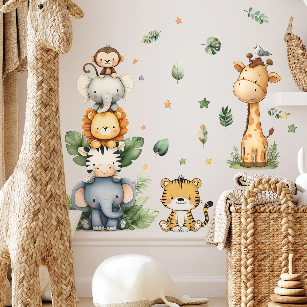 Boho Forest Animals Wall Stick - Baby Nursery Hanging Decor ulasan dan harga
