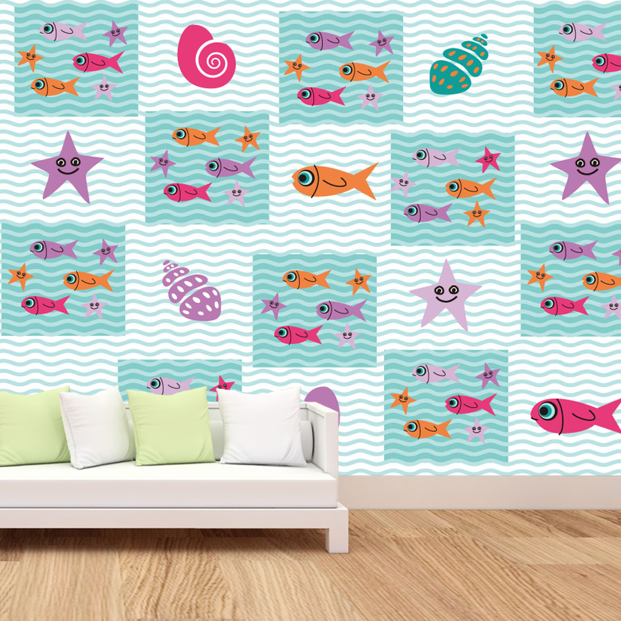 Cartoon Peel and Stick Photo W - Baby Nursery Peel And Stick Wallpaper ulasan dan harga