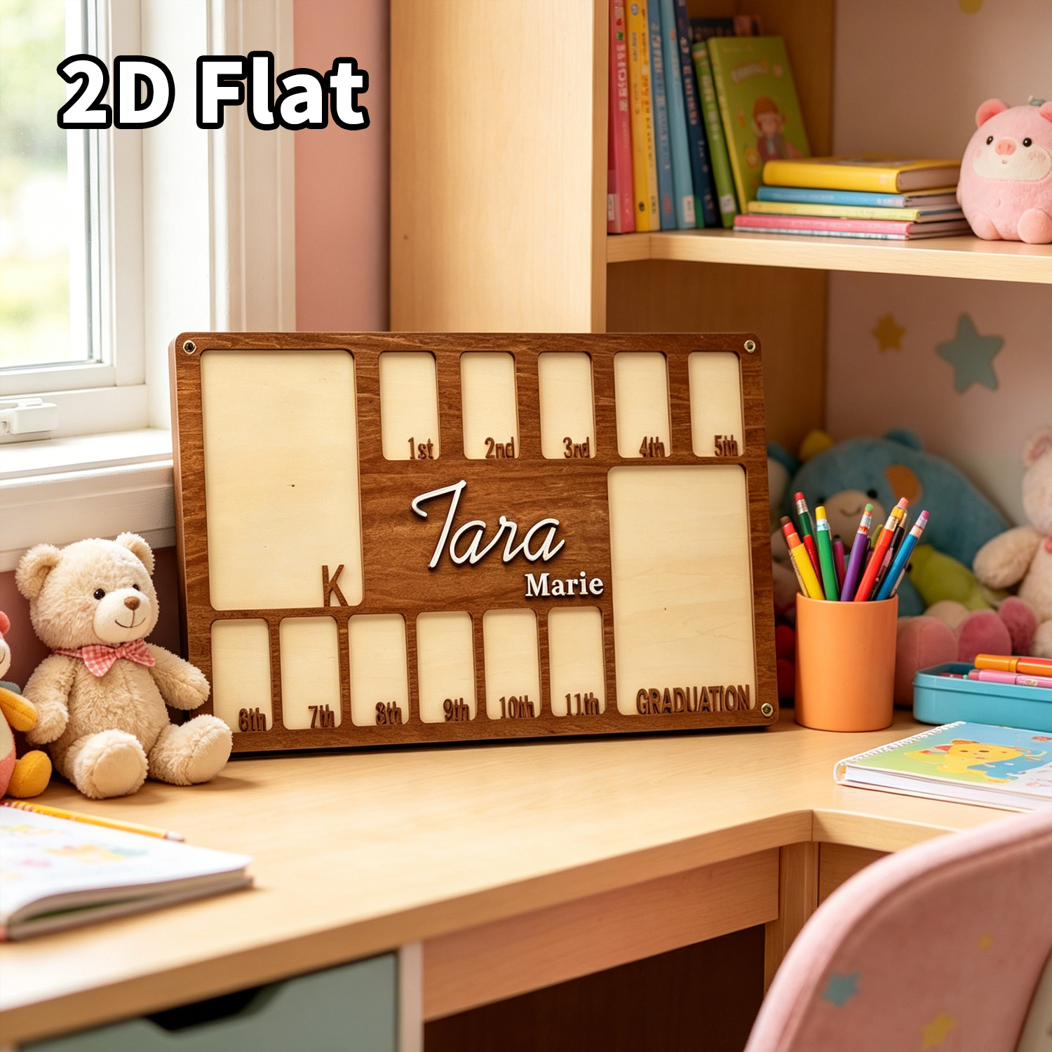 1Pc Custom Grade Photo Frame W - Baby Nursery Office ulasan dan harga