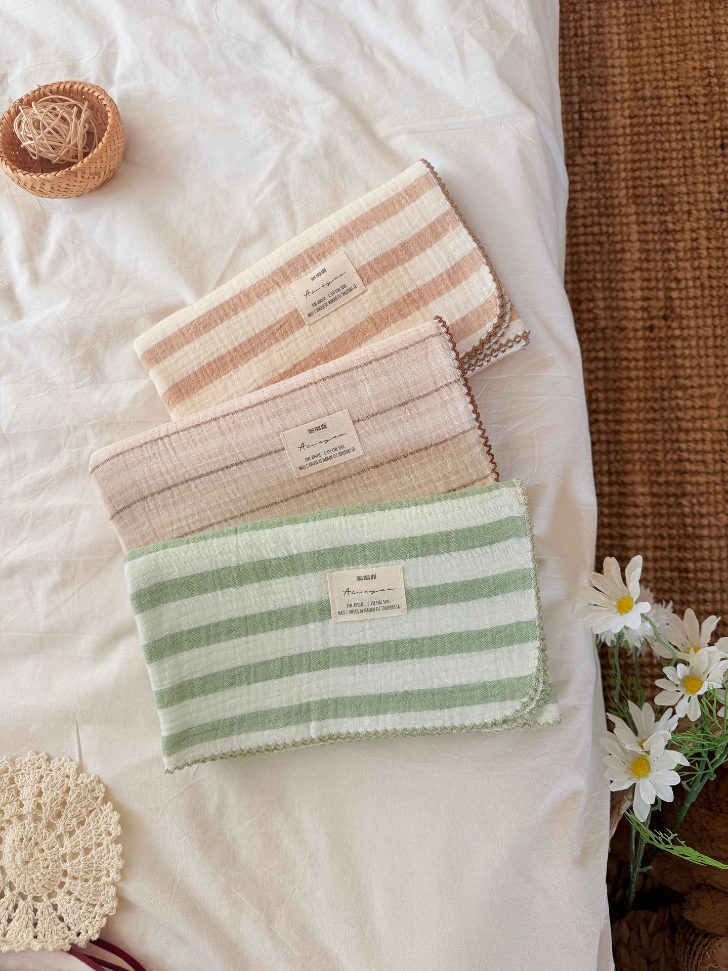 Summer Muslin Baby Swaddle Bla - Baby Girl Nursery Quilt ulasan dan harga