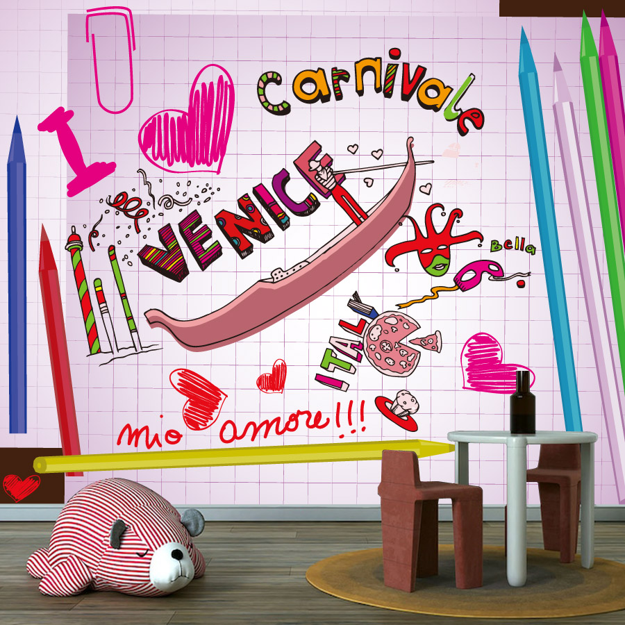 Cartoon Easy to Apply Peel and - Baby Nursery Peel And Stick Wallpaper ulasan dan harga