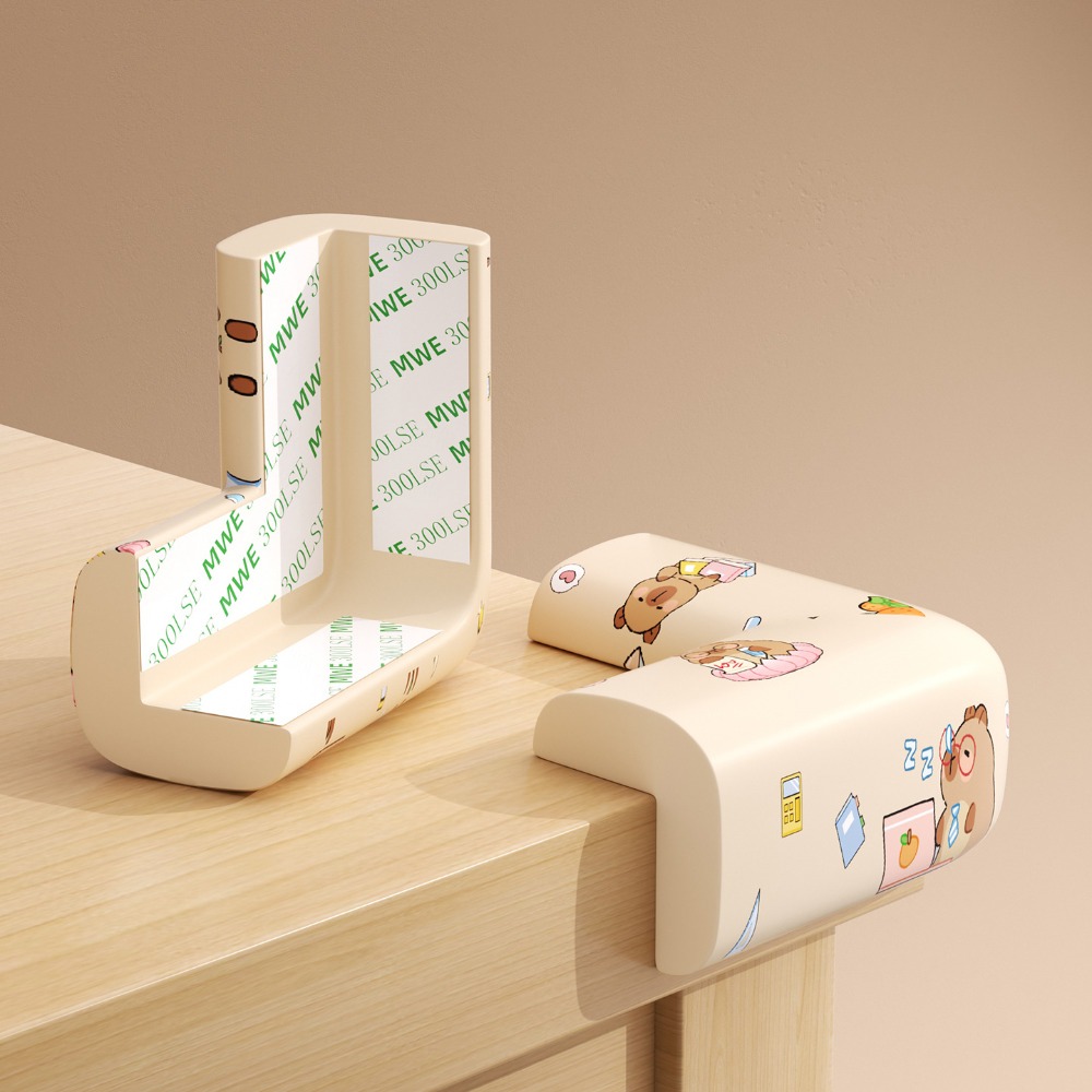 4Pcs Cartoon Pattern Desk Edge - Corner Guard Foam ulasan dan harga
