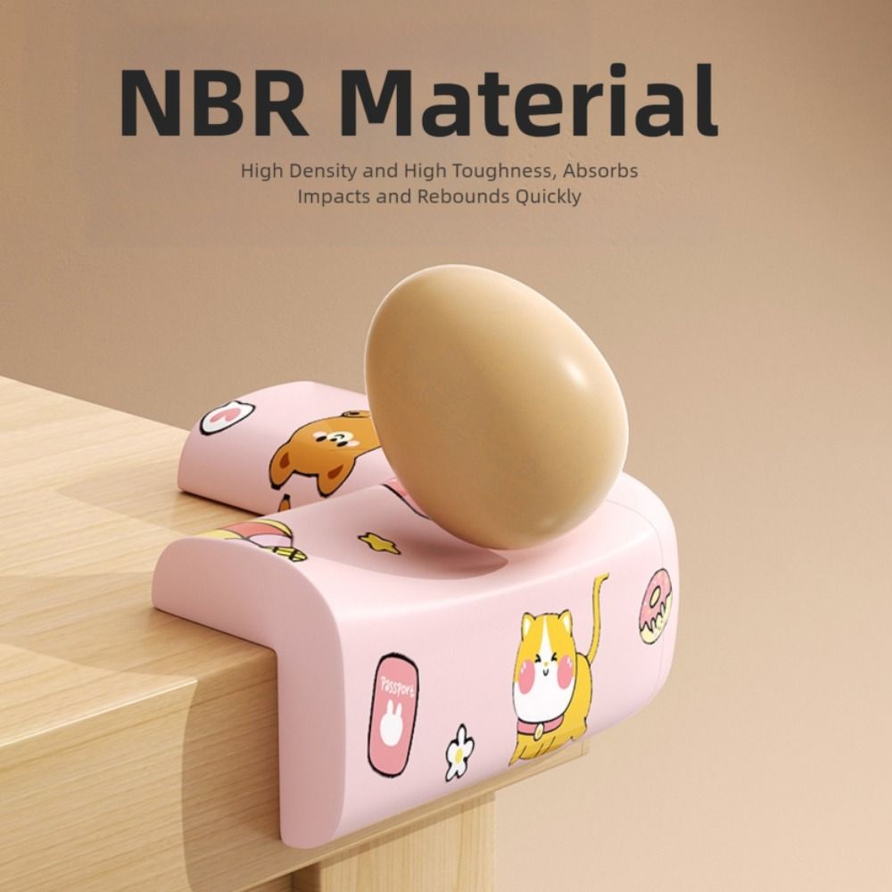 4Pcs Cartoon Pattern Desk Edge - Corner Guard Foam ulasan dan harga