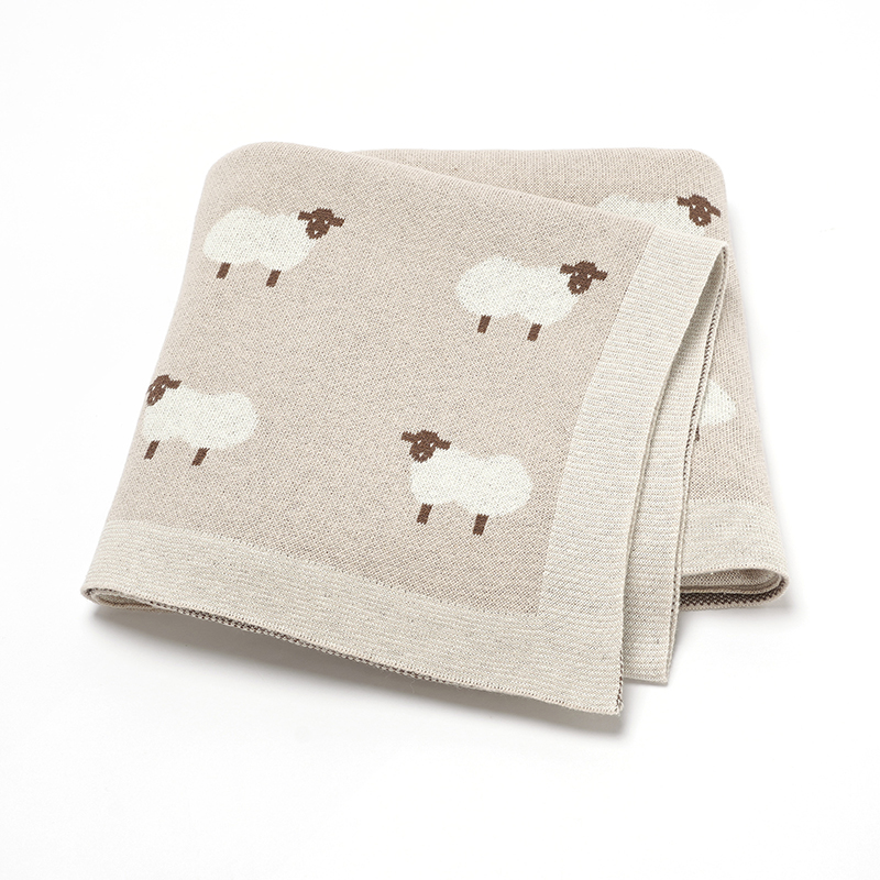 Baby Cotton Blankets Knitted N - Baby Girl Nursery Quilt ulasan dan harga