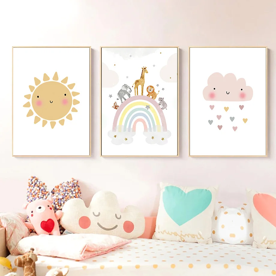 Giraffe Elephant Hot Balloon S - Baby Nursery Hanging Decor ulasan dan harga