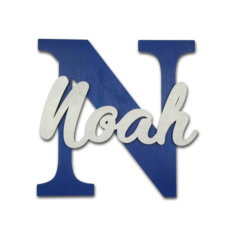 Wooden Letters, Baby Nursery W - Baby Nursery Hanging Decor ulasan dan harga