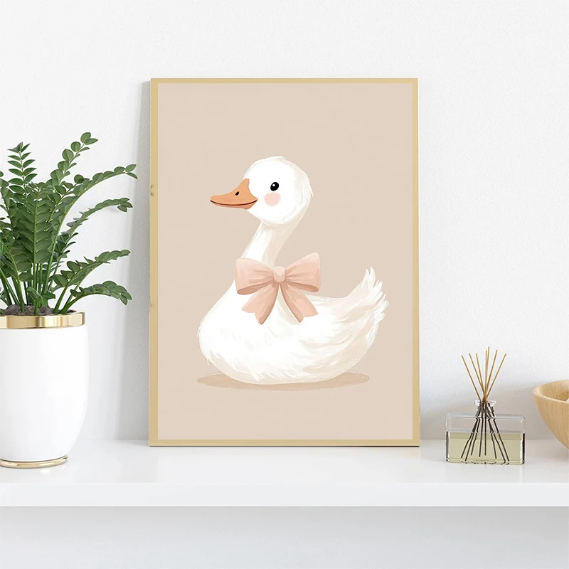 Cute Watercolor Unicorn Mermai - Baby Nursery Wall Art ulasan dan harga