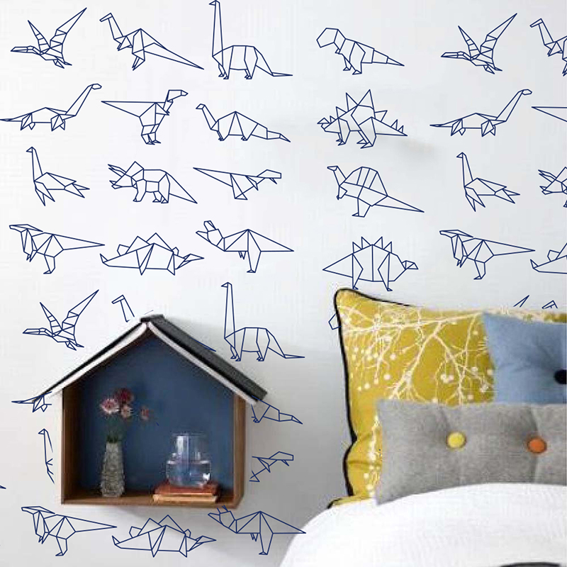 Cute Origami Dinosaurs Animal  - Baby Nursery Zoo Animals ulasan dan harga