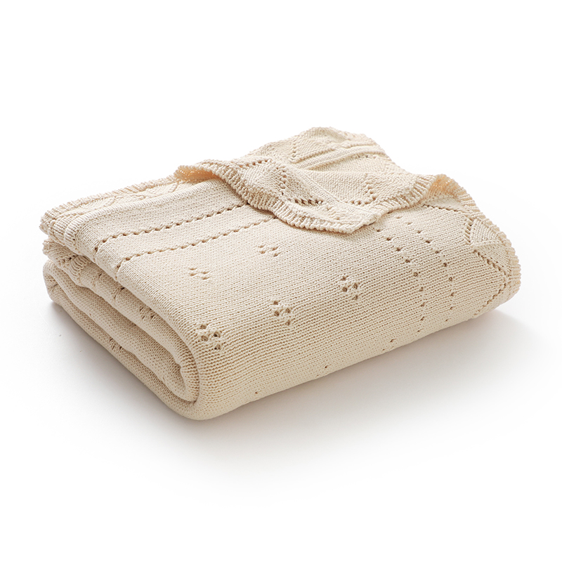 Baby Blankets Cotton Knitted 1 - Baby Girl Nursery Quilt ulasan dan harga