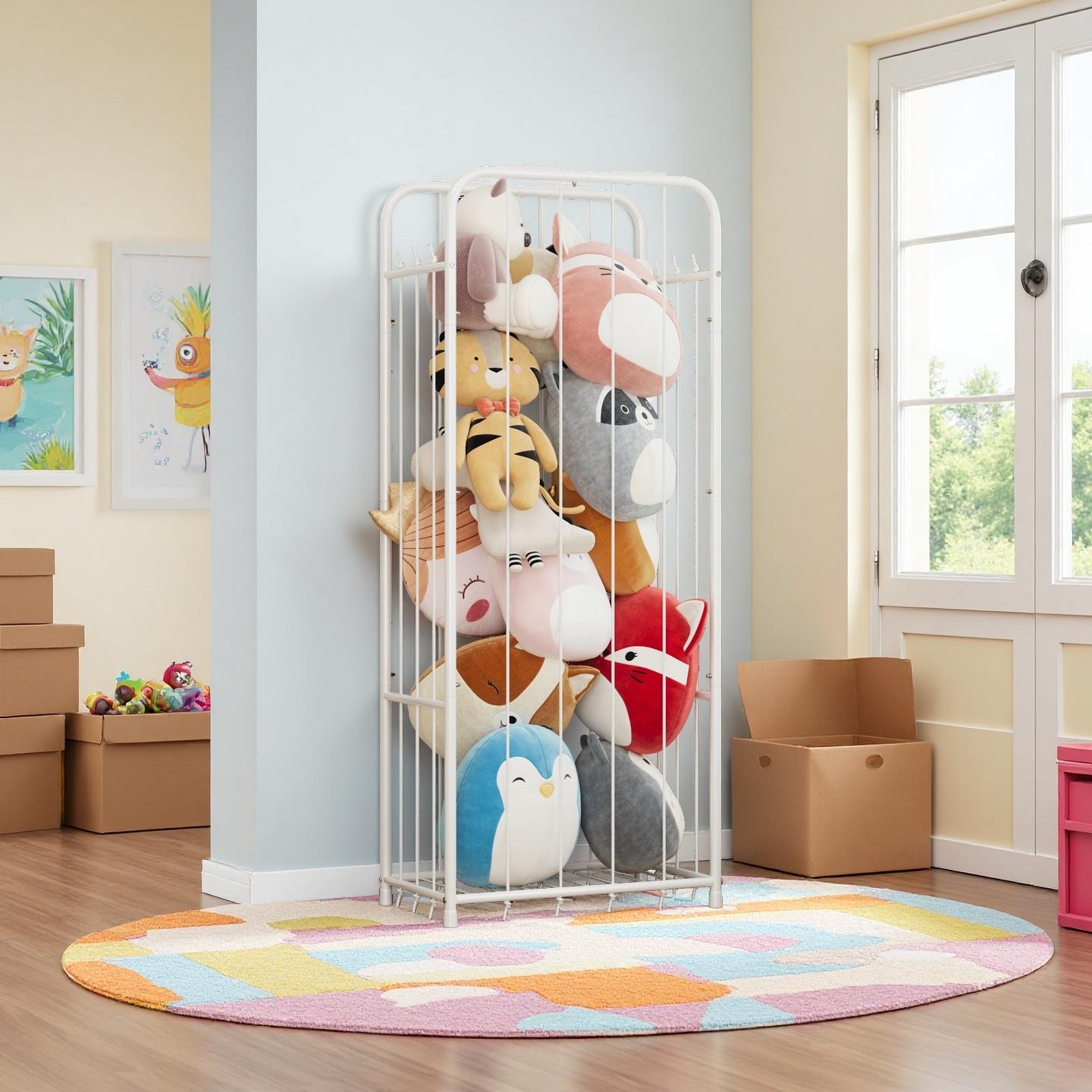 Vertical Stuffed Animal Storag - Baby Nursery Zoo Animals ulasan dan harga