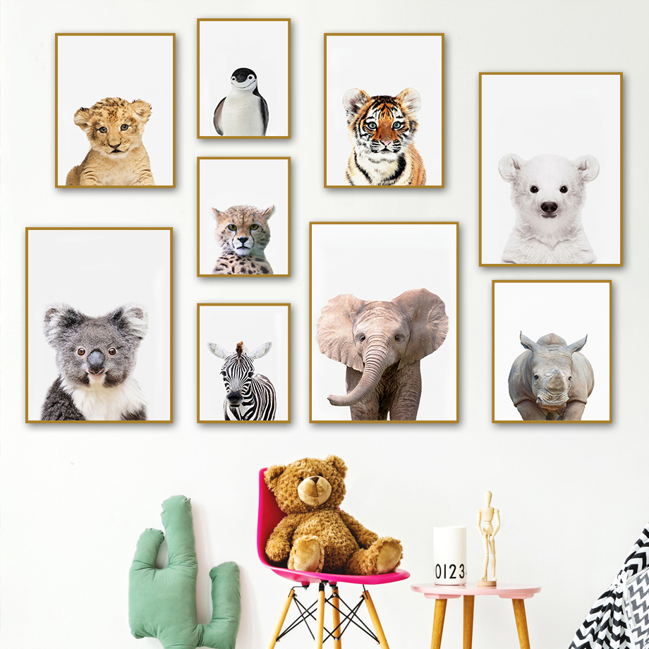 Baby Safari Animal Nursery Wal - Baby Nursery Zoo Animals ulasan dan harga