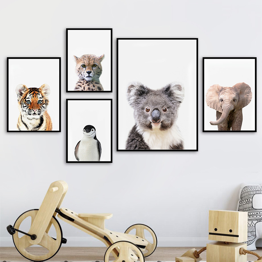 Baby Safari Animal Nursery Wal - Baby Nursery Zoo Animals ulasan dan harga