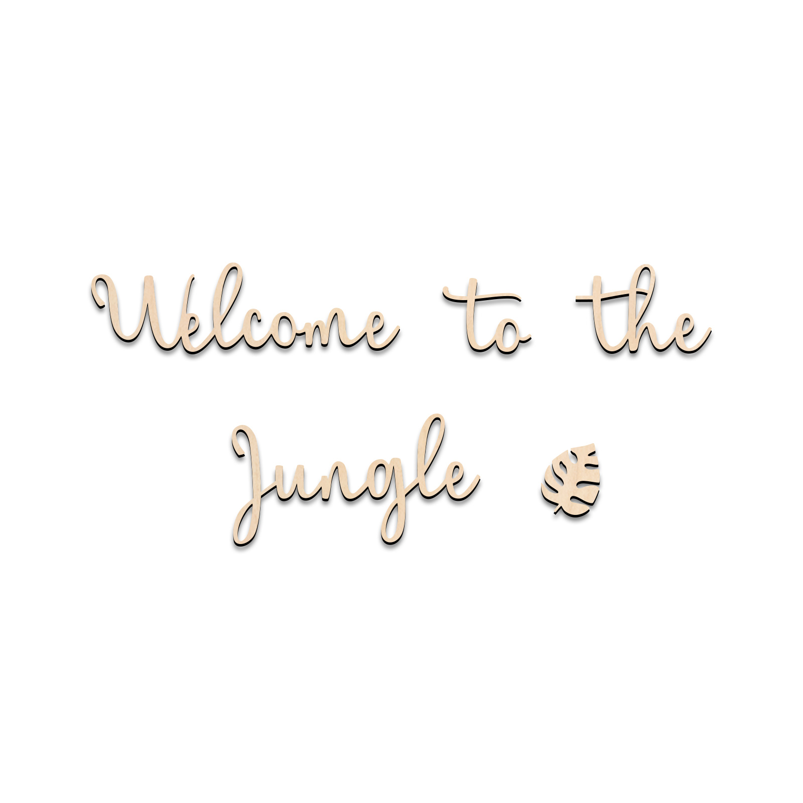Welcome to the Jungle Wooden S - Baby Nursery Themes ulasan dan harga
