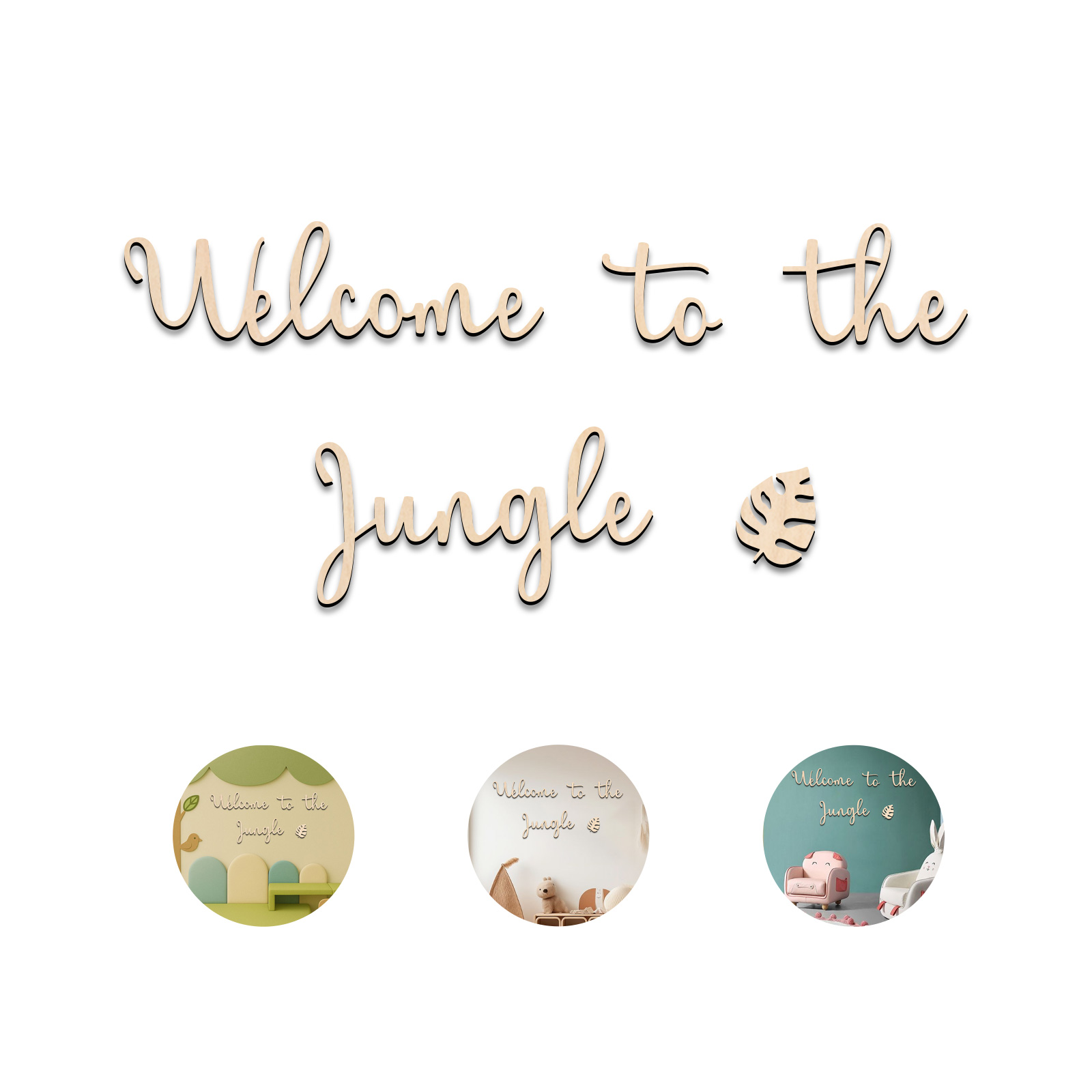 Welcome to the Jungle Wooden S - Baby Nursery Themes ulasan dan harga