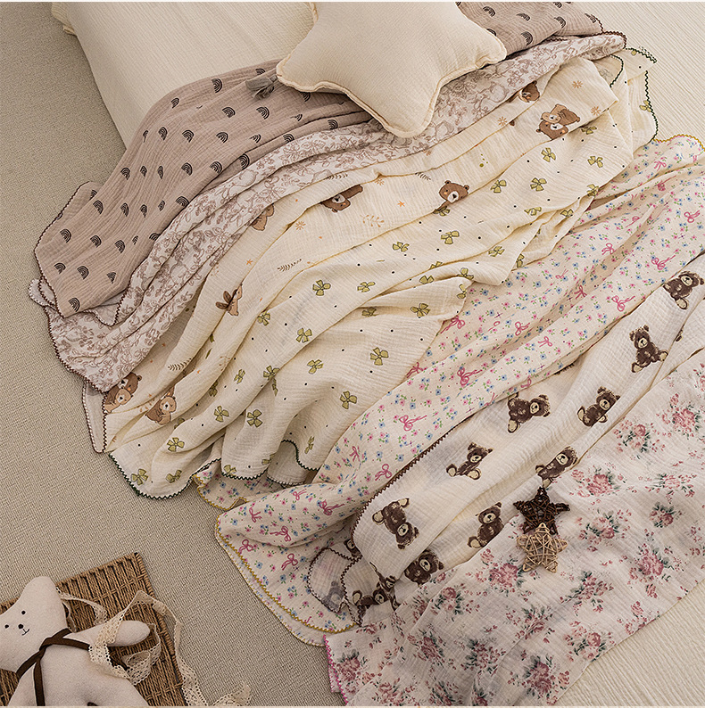 Baby Summer Swaddle Blanket Ne - Baby Girl Nursery Quilt ulasan dan harga