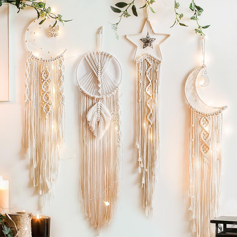 Macrame Dream Catcher Boho Hom - Baby Nursery Hanging Decor ulasan dan harga