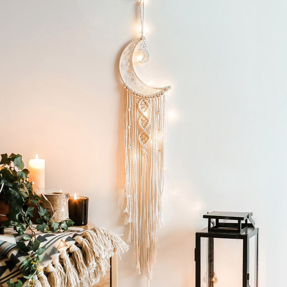 Macrame Dream Catcher Boho Hom - Baby Nursery Hanging Decor ulasan dan harga