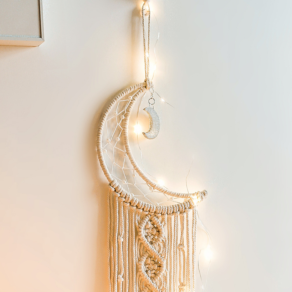 Macrame Dream Catcher Boho Hom - Baby Nursery Hanging Decor ulasan dan harga