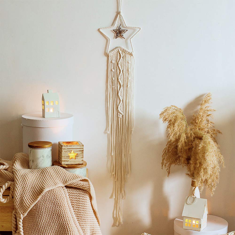 Macrame Dream Catcher Boho Hom - Baby Nursery Hanging Decor ulasan dan harga