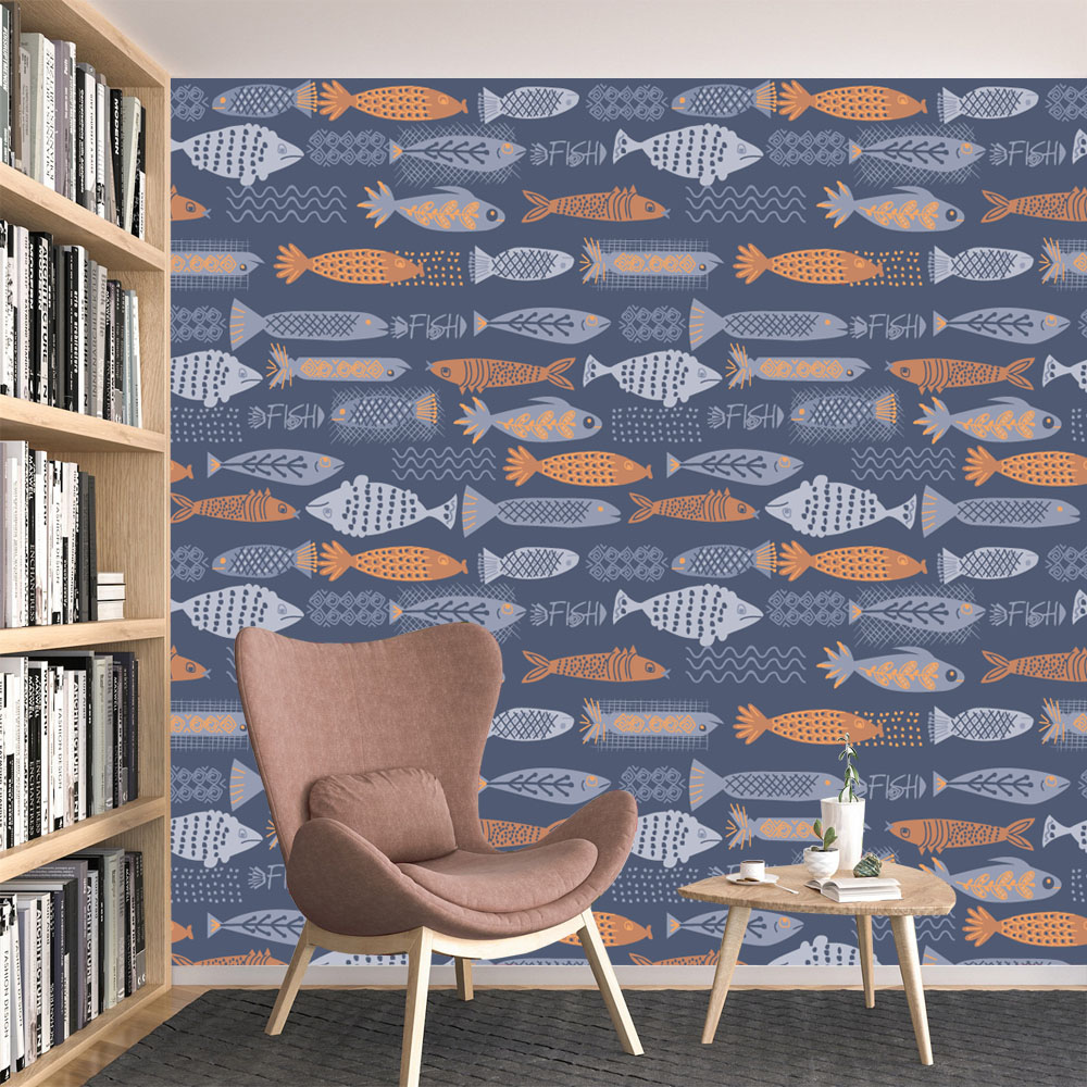 10+ Fish Design Waterproof Pee - Baby Nursery Peel And Stick Wallpaper ulasan dan harga