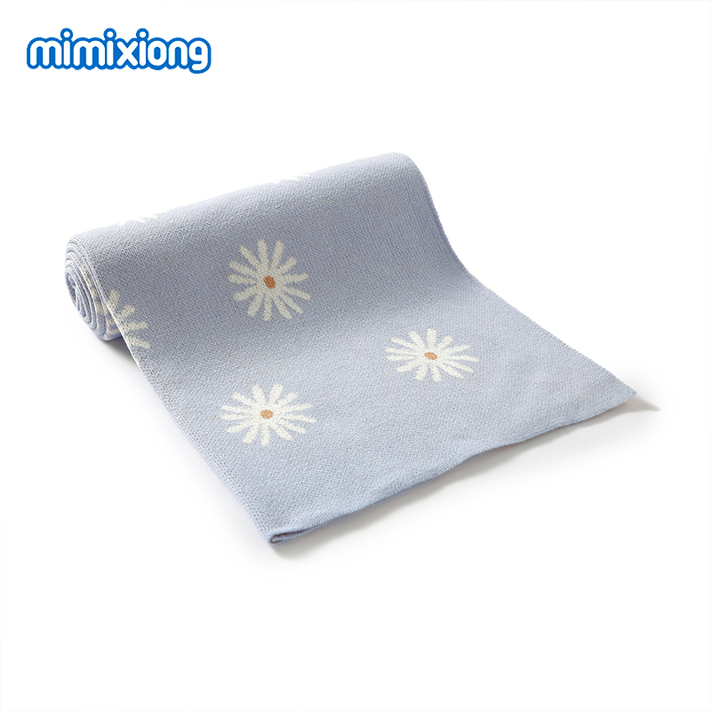 Baby Floral Blankets Knitted A - Baby Girl Nursery Quilt ulasan dan harga