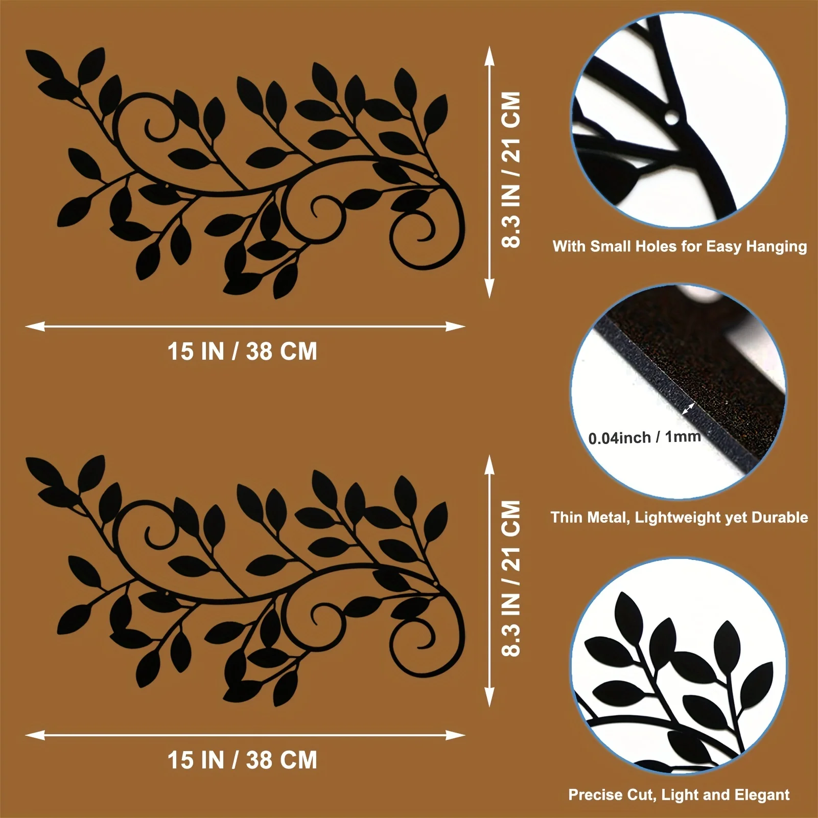 2 Pieces Wall Art Ornament Wal - Baby Nursery Hanging Decor ulasan dan harga