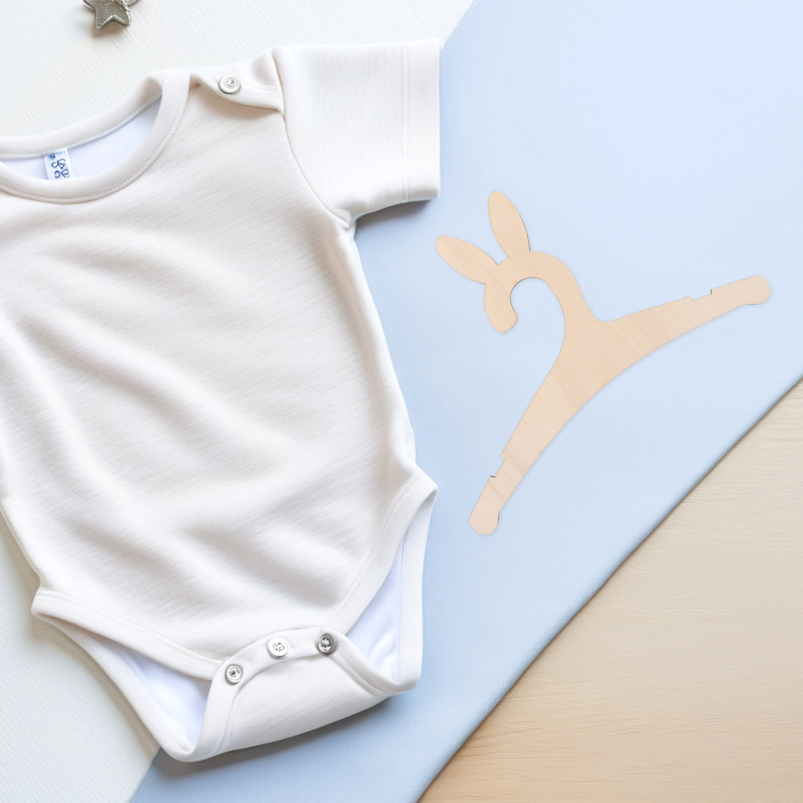5Pcs DIY Wooden Baby Clothes H - Baby Nursery Themes ulasan dan harga